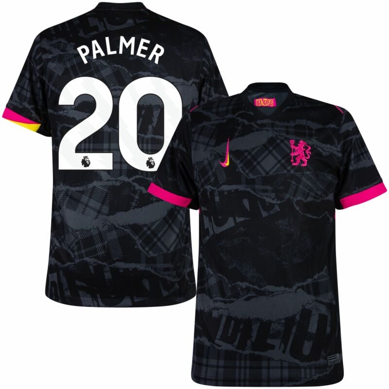 Cole Palmer Chelsea 2025 New Season Away Black Jersey Trikot