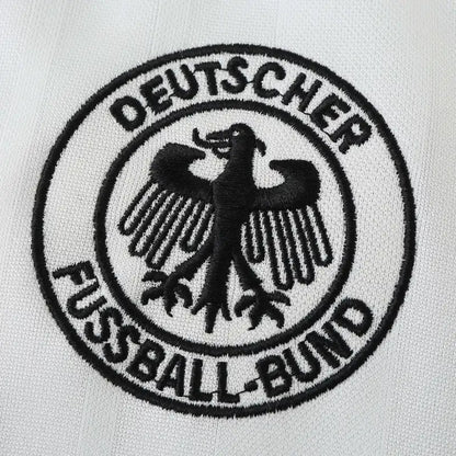 Germany Deutschland 1992 Season Home White Retro Jersey Trikot Soccer Shirt
