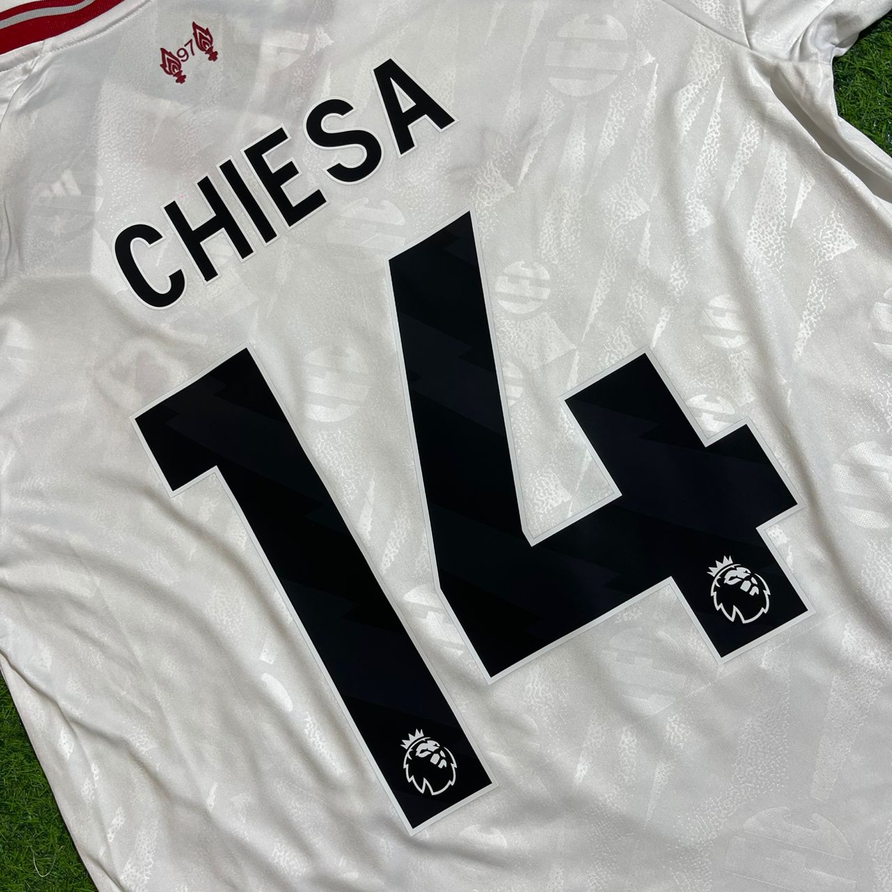 Federico Chiesa Liverpool 2027 New Season Long Sleeve Away White Football Jersey Kit
