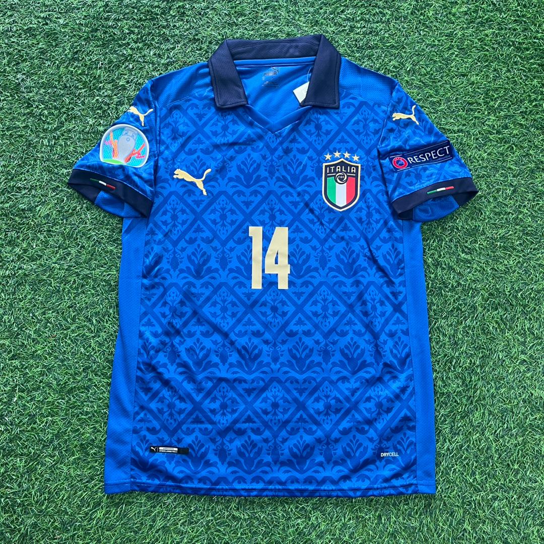 Federico Chiesa – Italy EURO 2020 Final Retro Soccer Jersey – | Trikot | Maillot Soccer Shirt