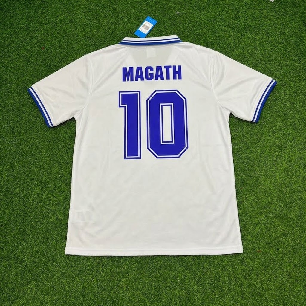 Felix Magath #10 Hamburger SV 1979/80 Weißes Heimtrikot Retro Fußballtrikot