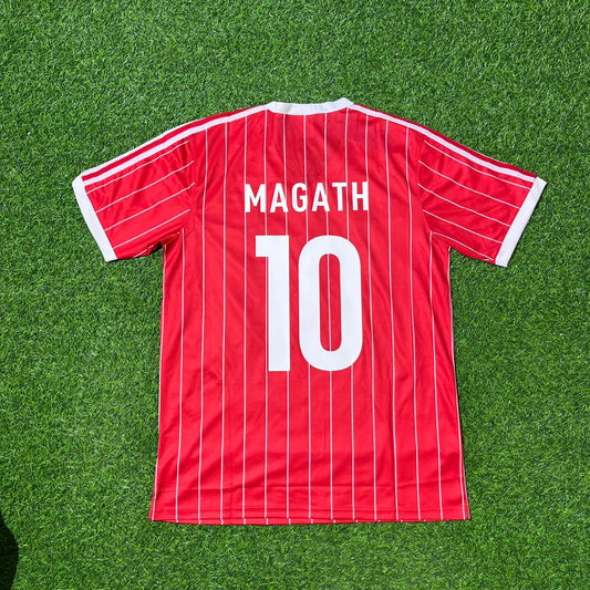 Felix Magath Hamburger SV Rotes Heimtrikot Retro Fußballtrikot