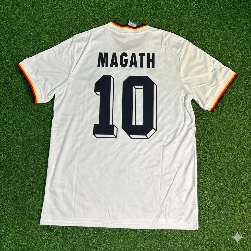 Felix Magath #10 Deutschland 1986 Weltmeisterschaft Retro Trikot Wein