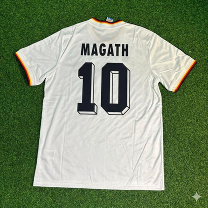 Felix Magath #10 Deutschland 1986 Weltmeisterschaft Retro Trikot Wein