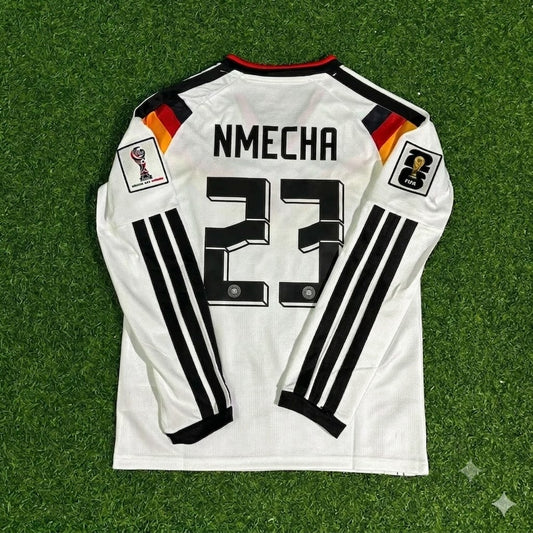 Felix Nmecha #23 Germany 2026 World Cup  Long Sleeve Home Football Jersey Kit