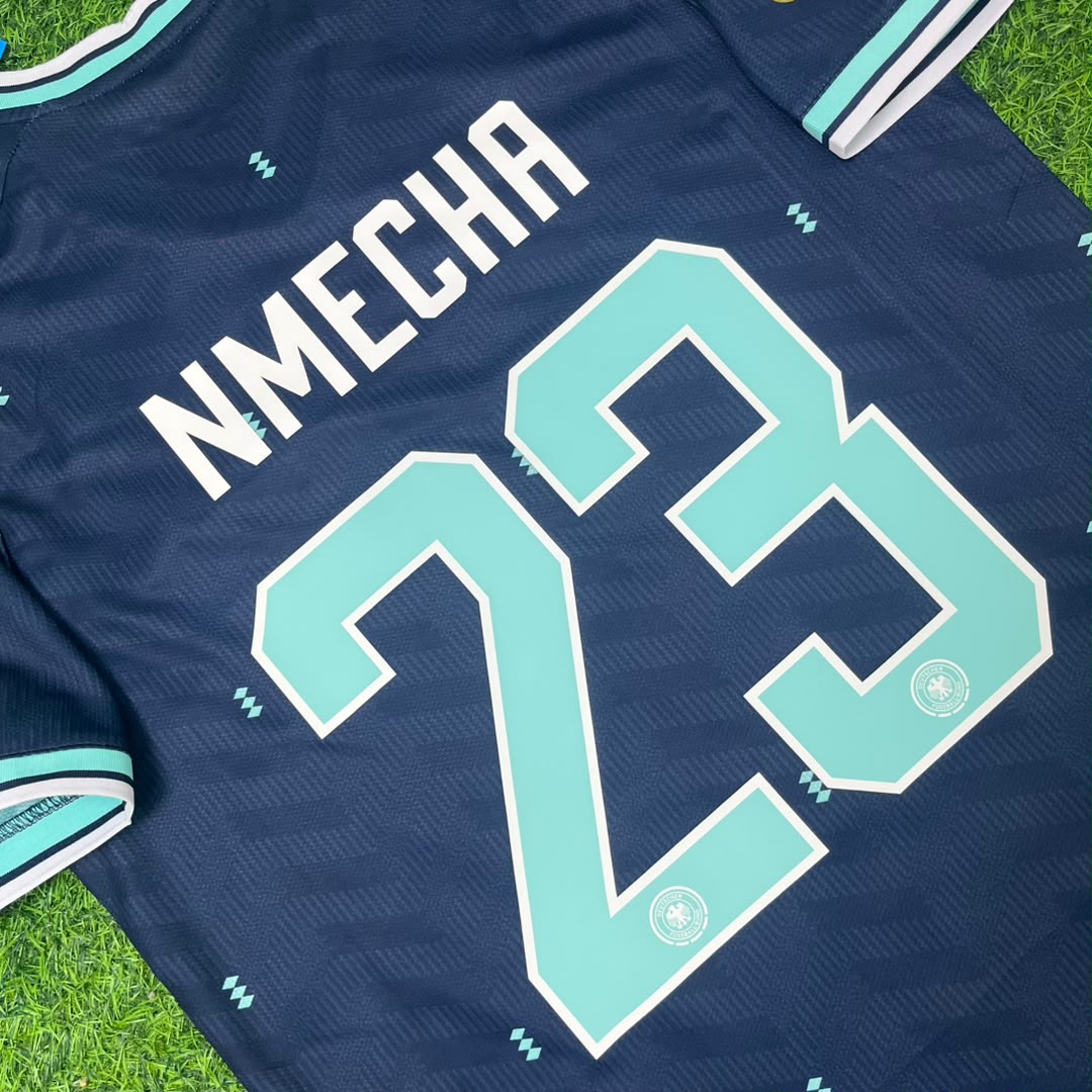 Felix Nmecha Germany 2026 World Cup Blue Away Football Jersey