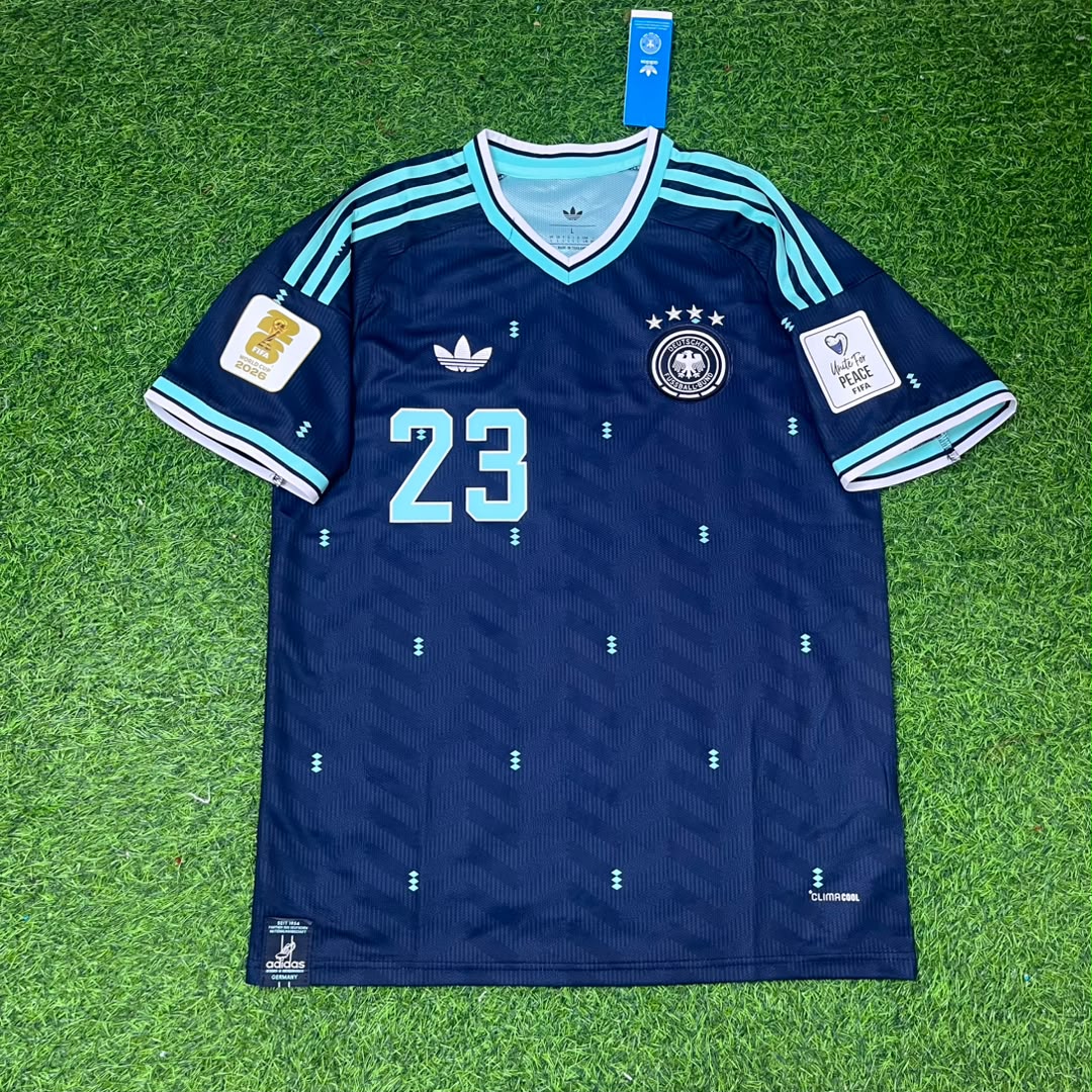 Felix Nmecha Germany 2026 World Cup Blue Away Football Jersey