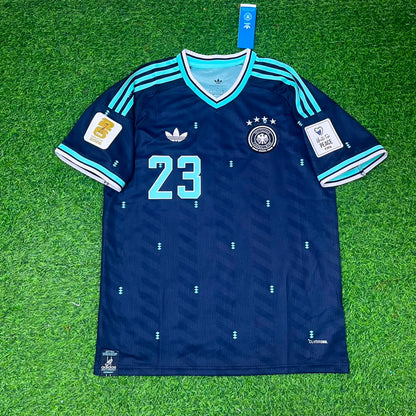 Felix Nmecha Germany 2026 World Cup Blue Away Football Jersey
