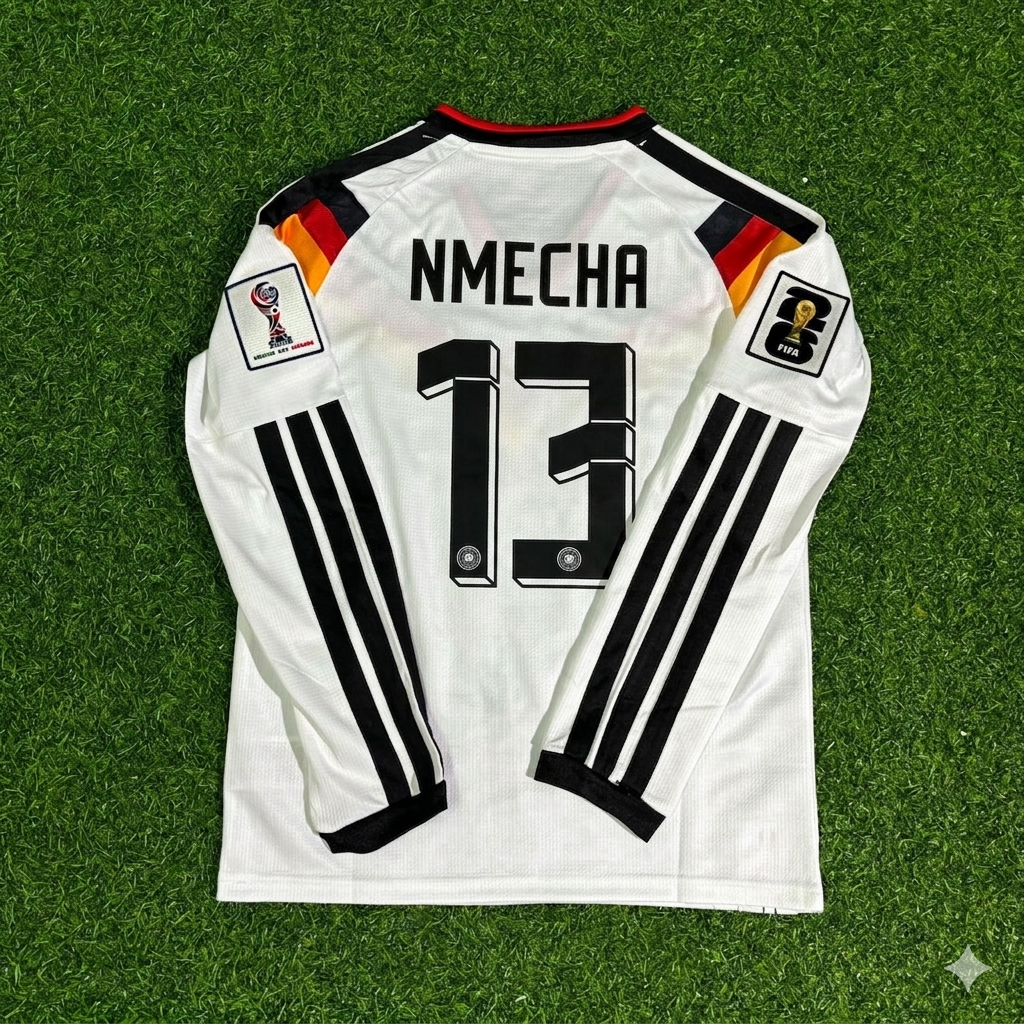 Maillot de football domicile manches longues Felix Nmecha #13 Allemagne Coupe du Monde 2026