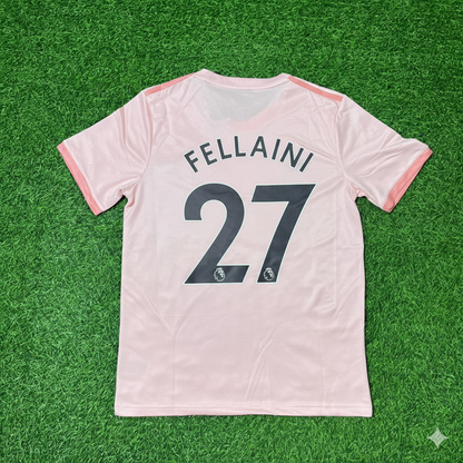 Marouane Fellaini Manchester United 2018/19 Pinkes Retro-Fußballtrikot