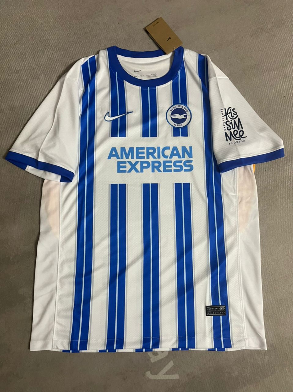 Ferdi Kadioglu Brighton Hove Albion Formasi 2024 2025 New Season Blue White Forma Jersey Maillot Trikot Maglia