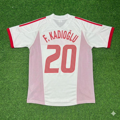 Ferdi Kadioglu Türkiye White Retro Football Jersey