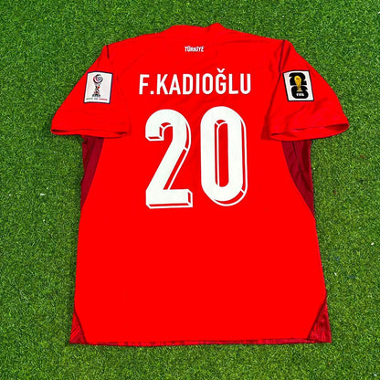 Ferdi Kadıoğlu #20 Turkey Türkiye 2026 World Cup Home Red Football Jersey