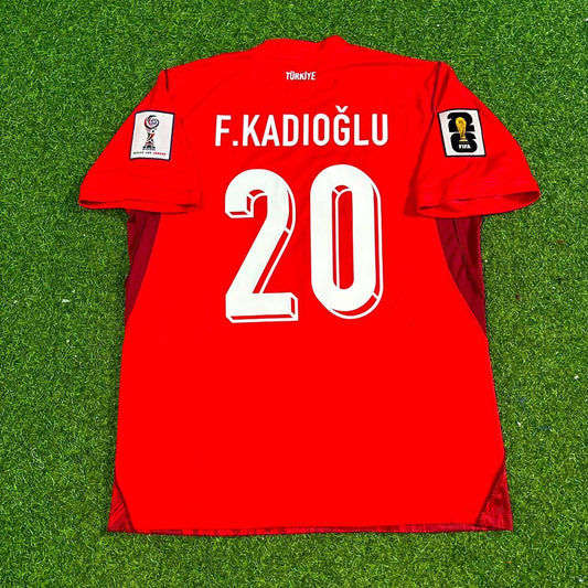 Ferdi Kadıoğlu #20 Türkei Türkei 2026 WM Heim Rotes Fußballtrikot