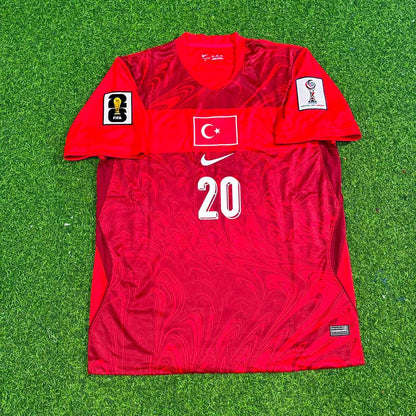 Ferdi Kadıoğlu #20 Turkey Türkiye 2026 World Cup Home Red Football Jersey