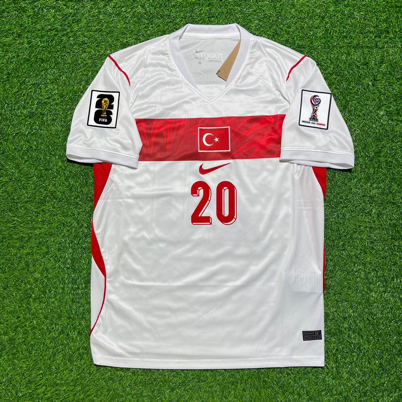 Ferdi Kadioglu Türkei Türkiye 2026 WM Auswärts Trikot Weiß
