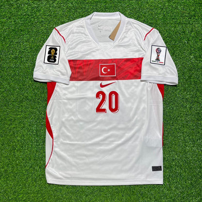 Ferdi Kadioglu Türkei Türkiye 2026 WM Auswärts Trikot Weiß