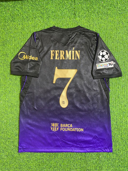 Fermin Lopez #16 Barcelone 2027 Maillot Extérieur Nouvelle Saison avec Patch Ligue des Champions