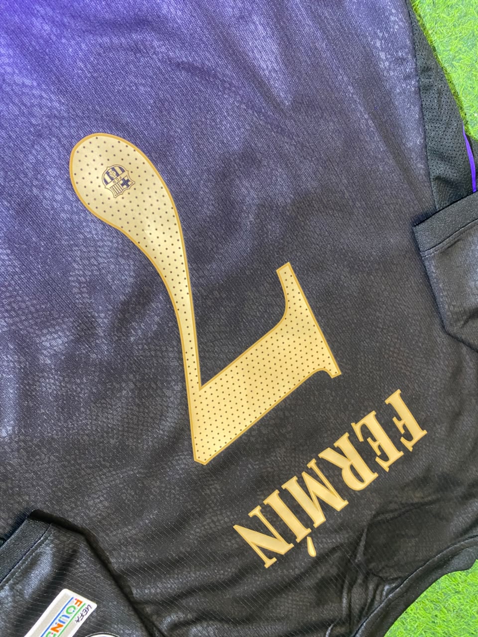 Fermin Lopez #16 Barcelone 2027 Maillot Extérieur Nouvelle Saison avec Patch Ligue des Champions