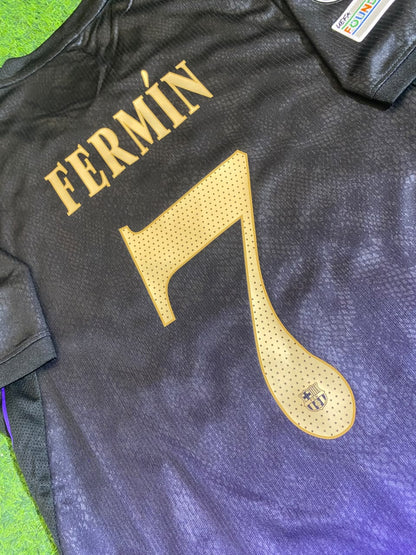 Fermin Lopez #16 Barcelone 2027 Maillot Extérieur Nouvelle Saison avec Patch Ligue des Champions