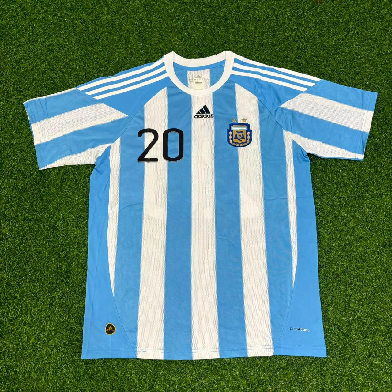 Fernando Gago 20- 2010 World Cup Argentina Retro Jersey