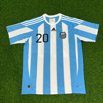 Fernando Gago 20- 2010 World Cup Argentina Retro Jersey