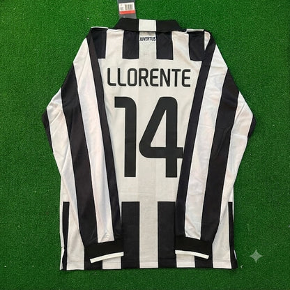 Fernando Llorente #14 Juventus 2014 2015 Retro Long Sleeve Jersey Trikot Maillot Maglia Soccer Shirt