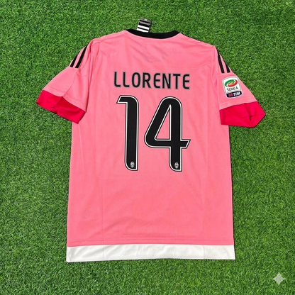 Fernando Llorente Juventus Retro Pink 2015-2016 Jersey Trikot