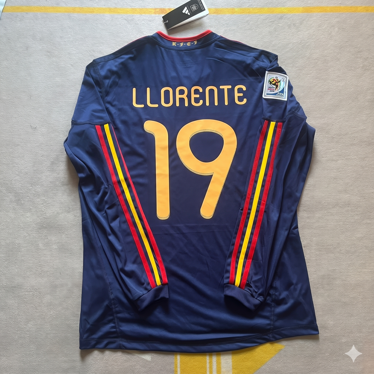Fernando Llorente - Spain 2010 World Cup Final Retro Jersey Trikot