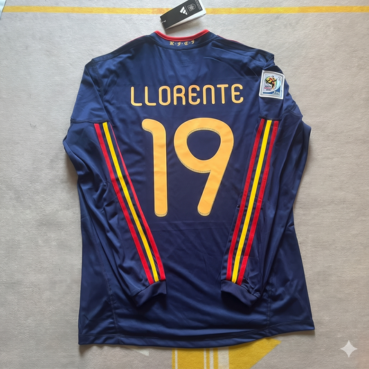 Fernando Llorente - Spain 2010 World Cup Final Retro Jersey Trikot