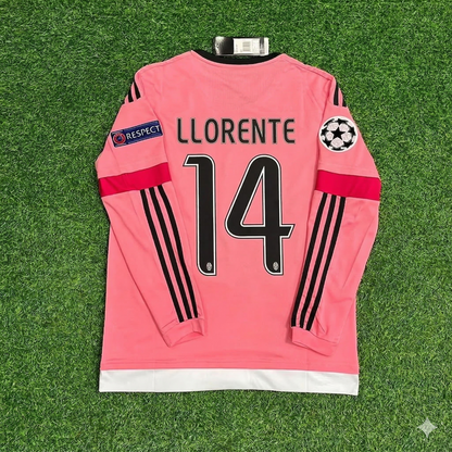 Fernando Llorente Juventus Pink Retro 2015-2016 Pink Jersey Trikot