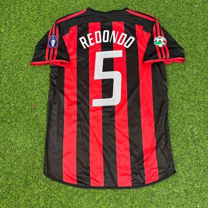 Fernando Redondo 5 Milan 2003/2004 Home Retro Football Jersey