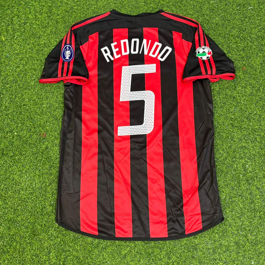 Fernando Redondo 5 Milan 2003/2004 Home Retro Football Jersey