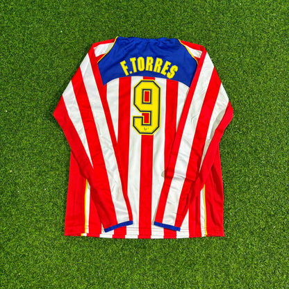 Fernando Torres Atlético Madrid Kids 2004-2005 Spider-Man Long Sleeve Retro Football Jersey