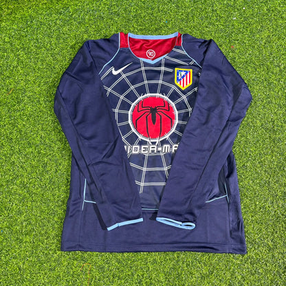 Fernando Torres Atlético Madrid Spider-Man 2003 Long Sleeve Kids Retro Football Jersey