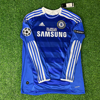 Fernando Torres Chelsea 2012 Munich Final Long Sleeve Season Jersey Soccer Shirt