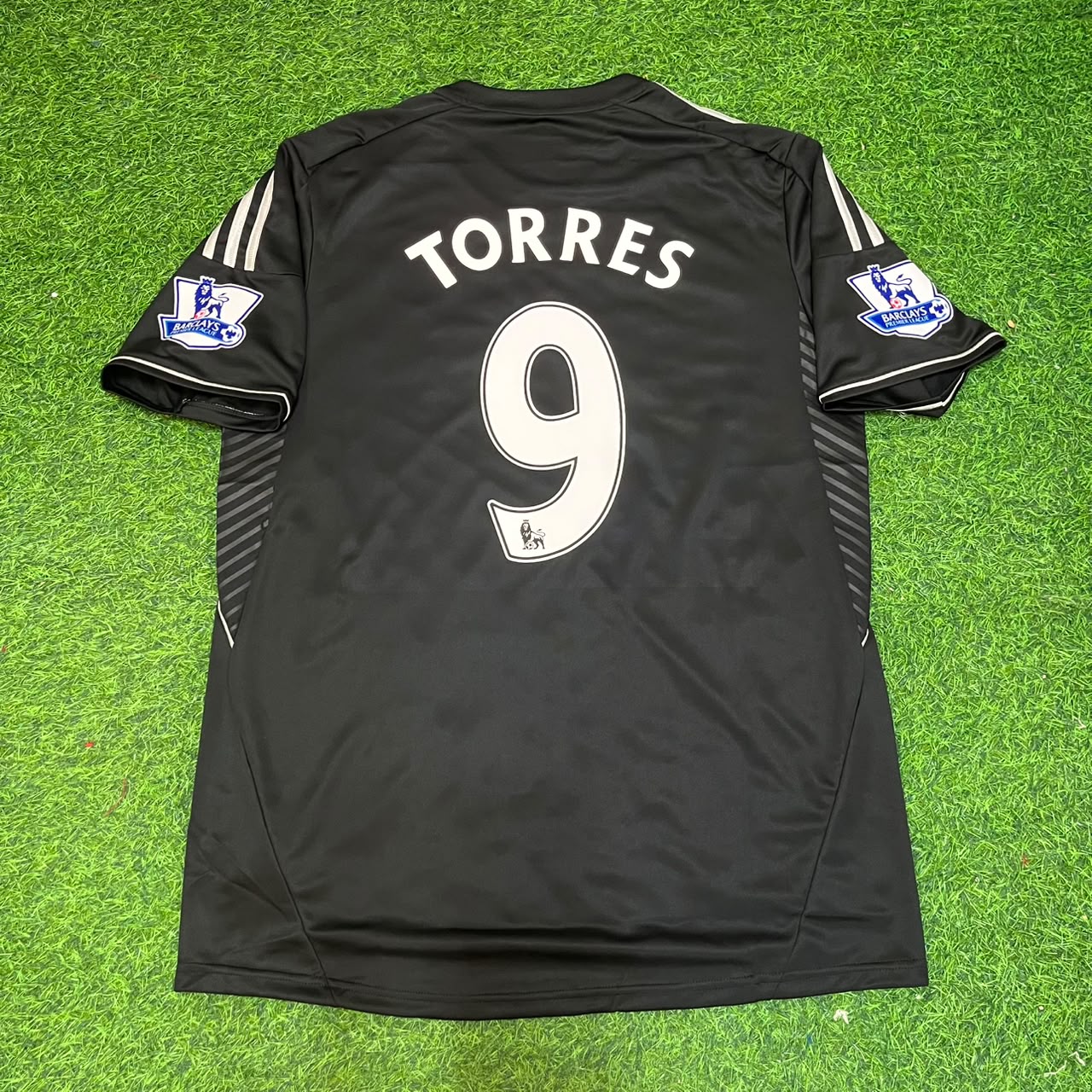 Fernando Torres Chelsea 2013-14 Black Retro Football Jersey Kit