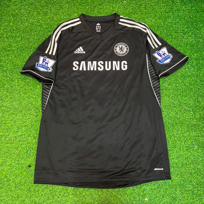 Fernando Torres Chelsea 2013-14 Black Retro Football Jersey Kit