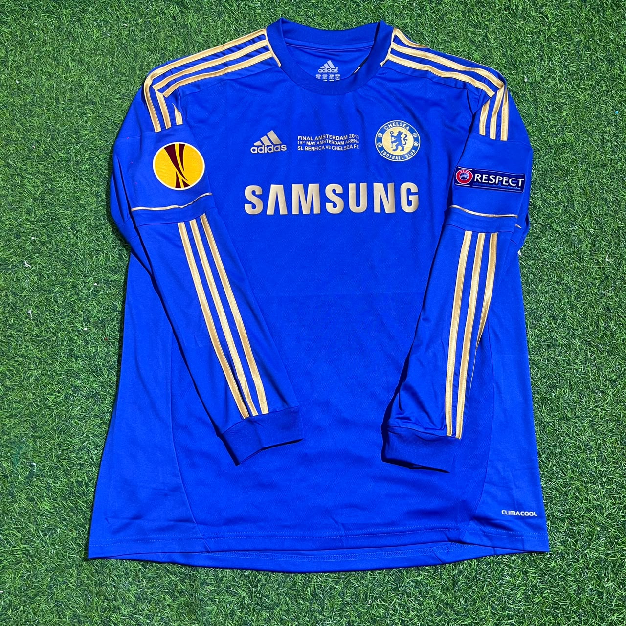 Fernando Torres 9-Chelsea 2013 Europe League Final Amsterdam Blue Retro Football Jersey Soccer Shirt