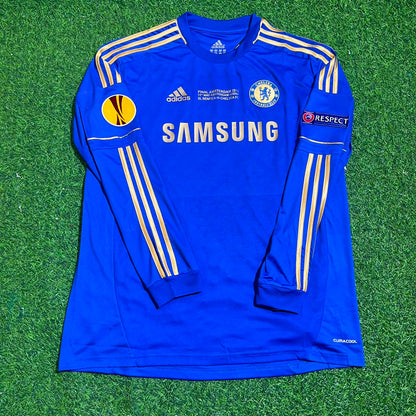 Fernando Torres 9-Chelsea 2013 Europe League Final Amsterdam Blue Retro Football Jersey Soccer Shirt