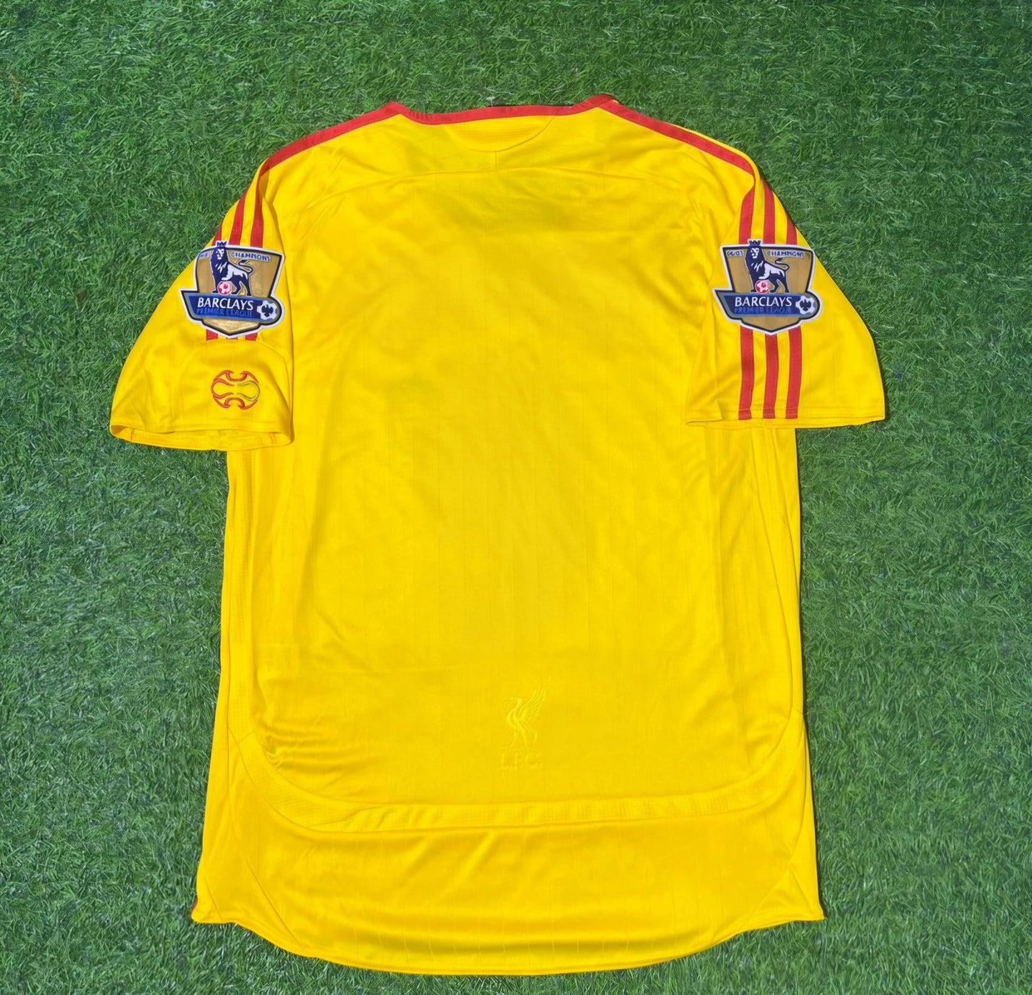 Liverpool FC 2006/2007 Gelbes Retro-Fußballtrikot
