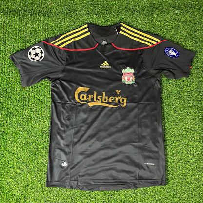 Fernando Torres 9 – Liverpool 2009-10 Black Retro Kit Jersey – | Trikot | Maillot Soccer Shirt
