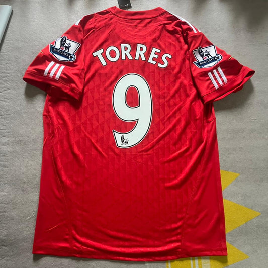 Fernando Torres Liverpool 2010 2011 Season Red Retro Jersey