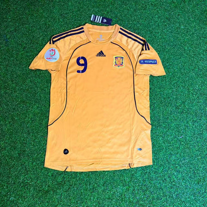 Fernando Torres Spain EURO 2008 Retro Football Jersey