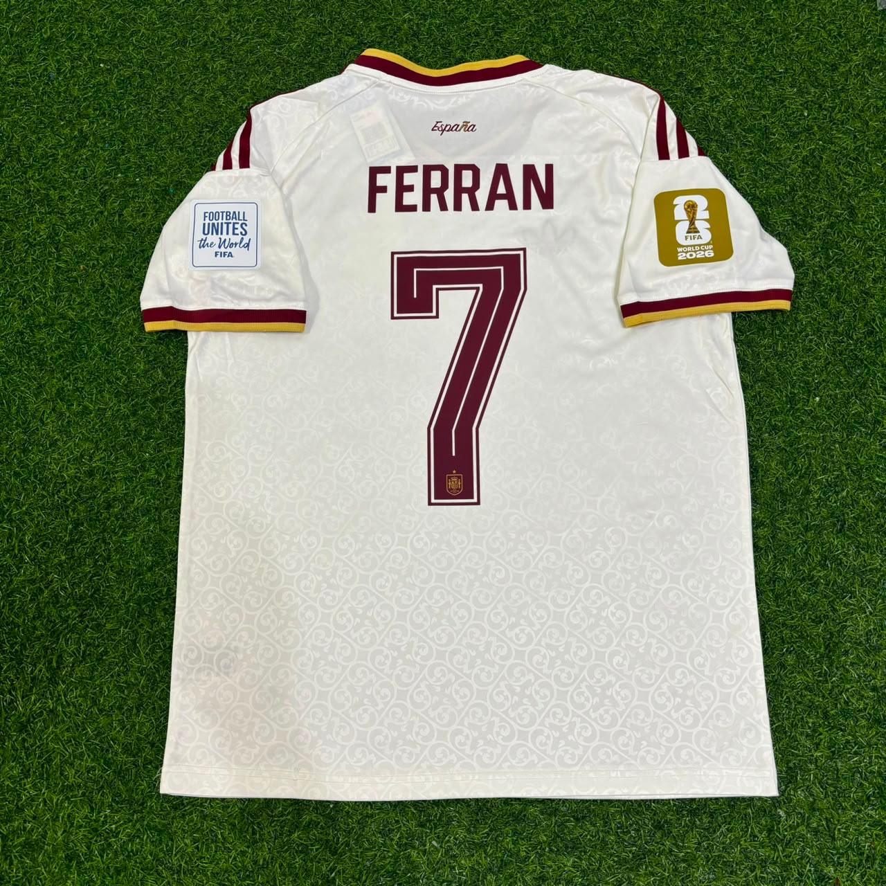 Ferrán Torres 7 - Spanien WM 2026 Auswärtstrikot