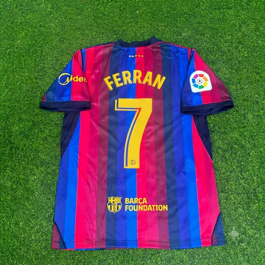 Ferran Torres #7 Barcelona 2027 New Season Home Jersey Trikot Maillot Soccer Shirt