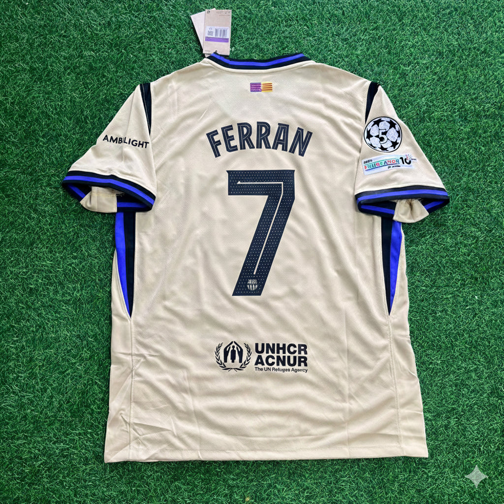 Ferran Torres Barcelona 2025/2026 Season Kit Jersey Trikot Maillot