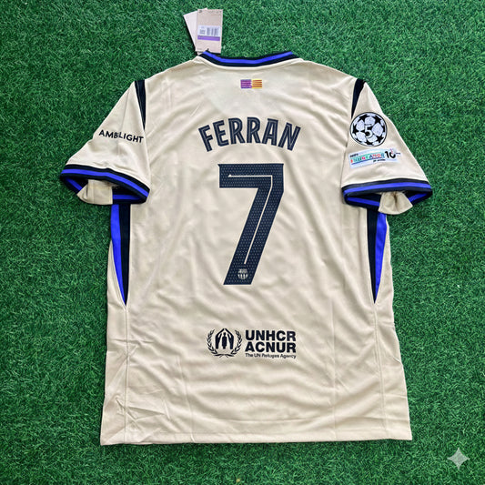 Ferran Torres Barcelona 2025/2026 Season Kit Jersey Trikot Maillot
