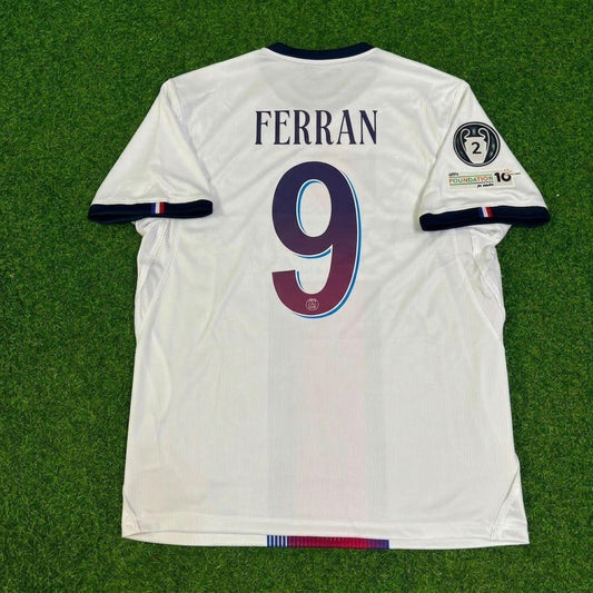 Ferran Torres White Jersey Maillot Trikot Soccer Shirt