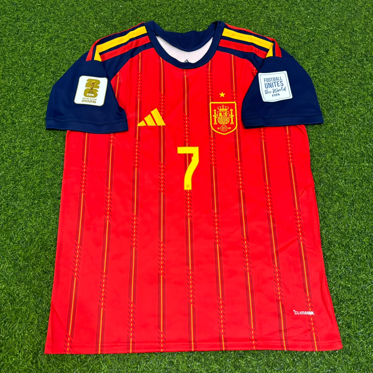 Ferran Torres #7 Spain 2026 World Cup Home Football Jersey